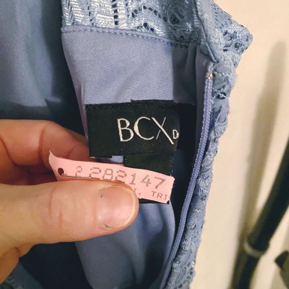 BCX (Nordstom) Periwinkle Prom Gown, Size 7 - Picture 9 of 9